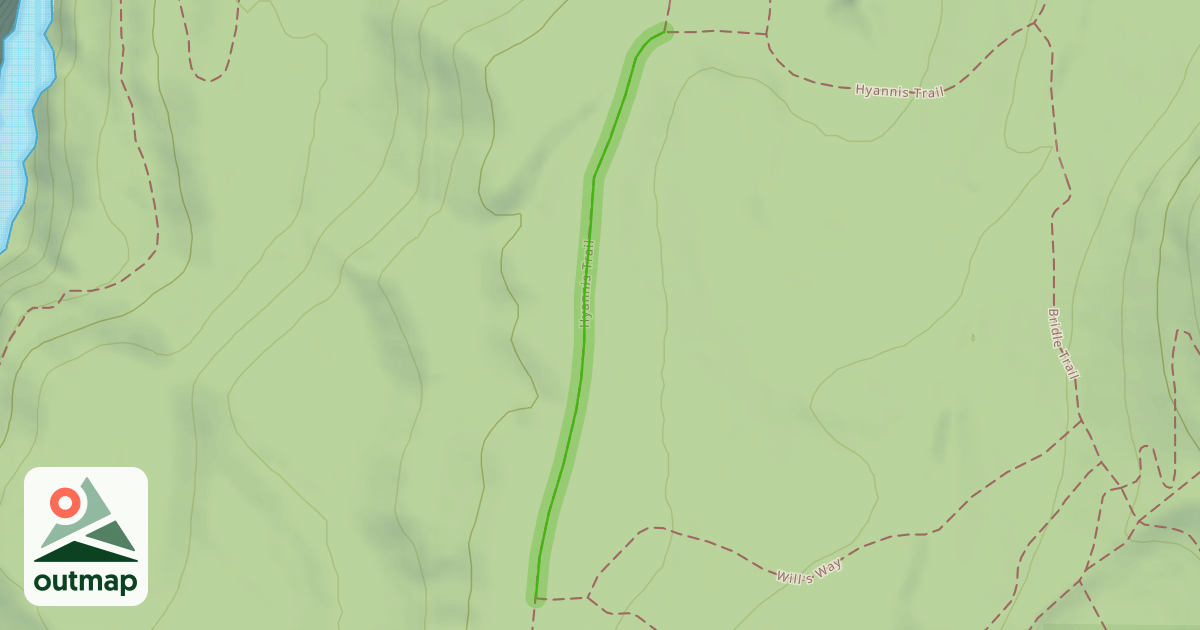 Map of Hyannis Trail