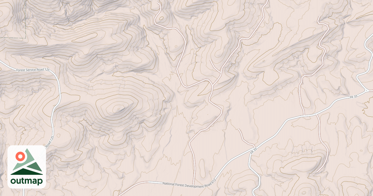 Map of BIG BRUSHY