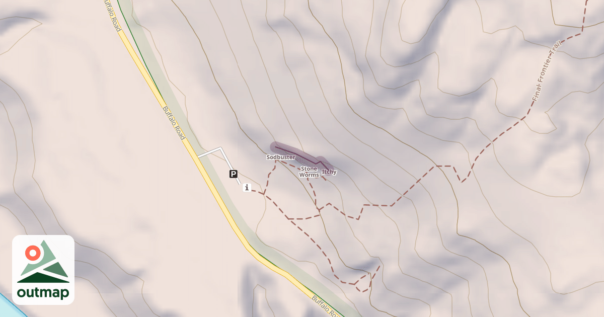 Map of Buffalo Pit