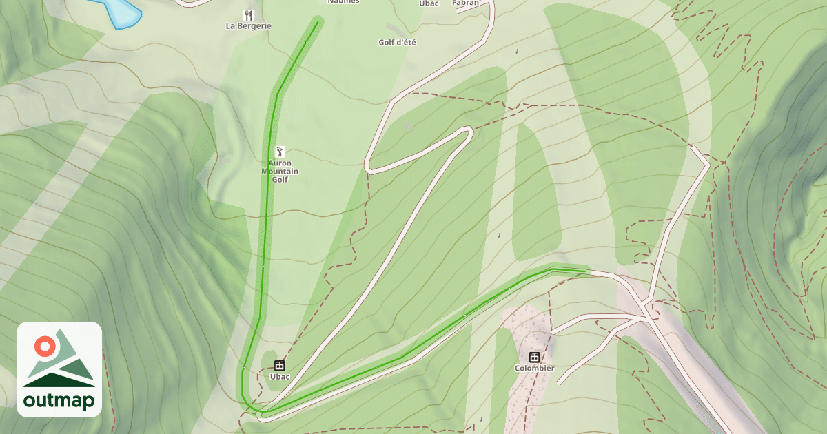 Map of Traversée Ubac
