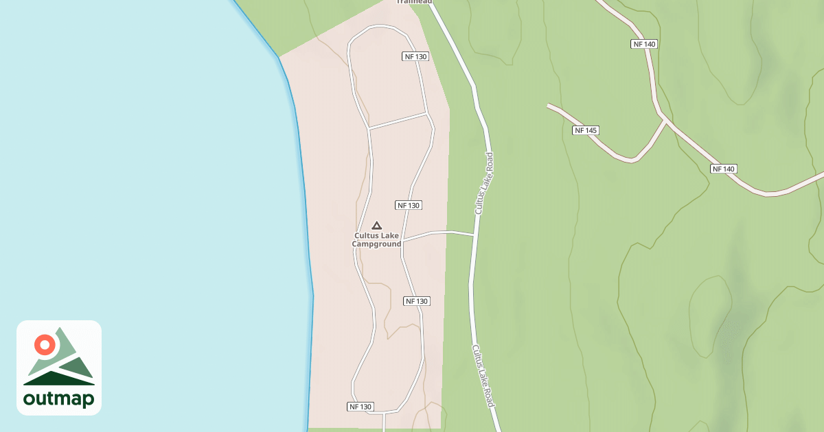 Map of CULTUS LAKE C.G. COMPLEX