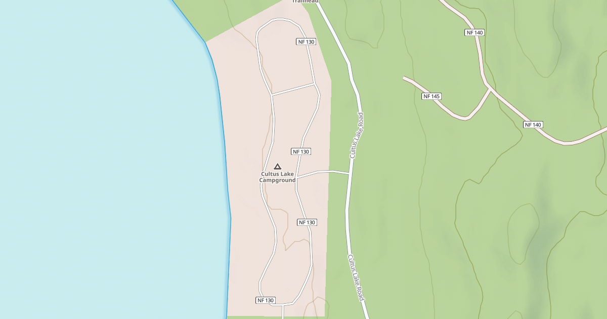 Map preview of CULTUS LAKE C.G. COMPLEX