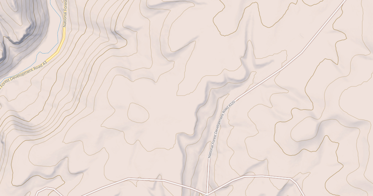 Map preview of USFS National Forest System Roads {0ECC7E2D-2F69-4762-97FA-0067DED5C97F}