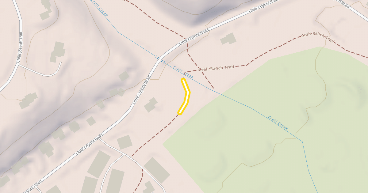 Map preview of Crail Ranch Trail