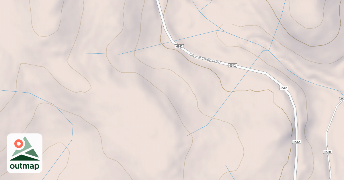 Map of CENTRAL CAMP C SPUR