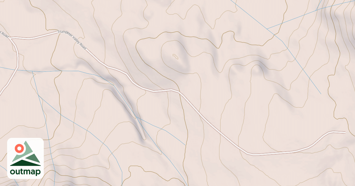 Map of TRUMPETER VALLEY