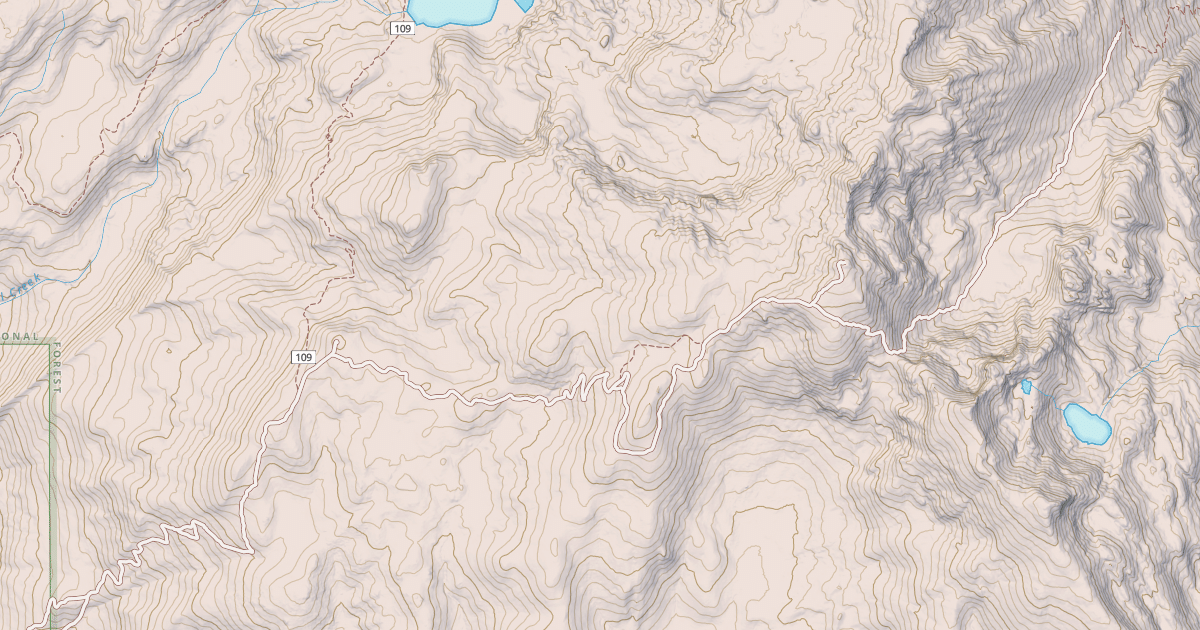 Map preview of FALL CREEK SADDLE