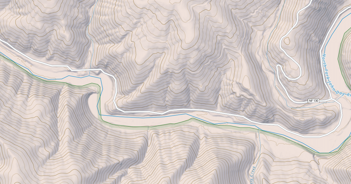 Map preview of NORTH FORK RIVER ROAD