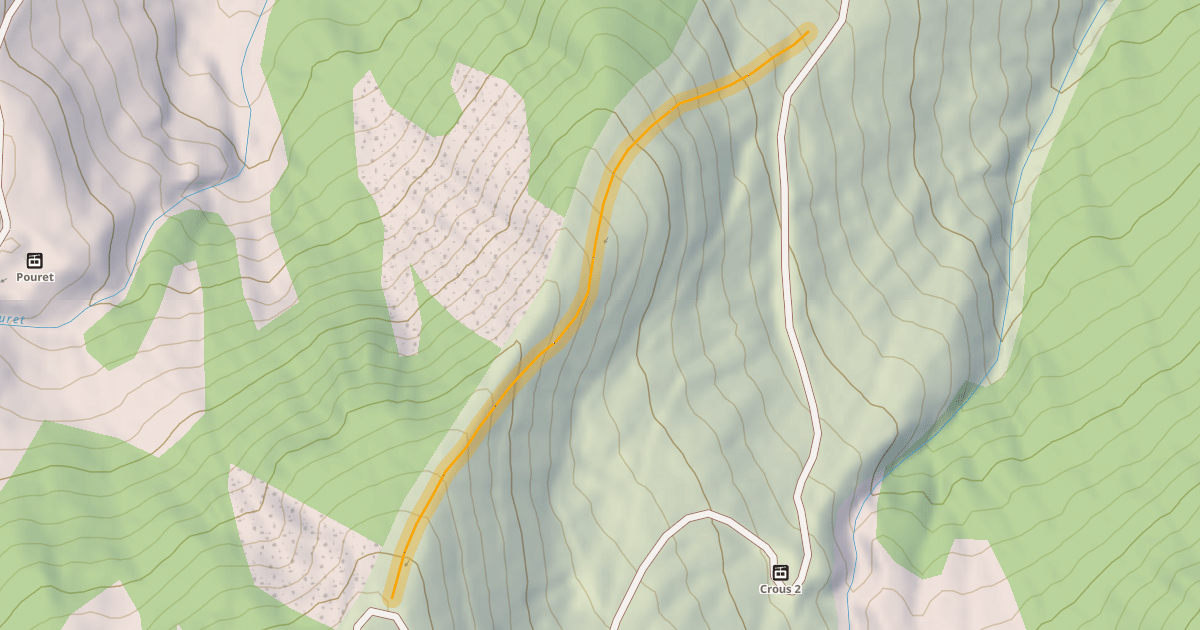 Map preview of Ubaguets Hors Piste