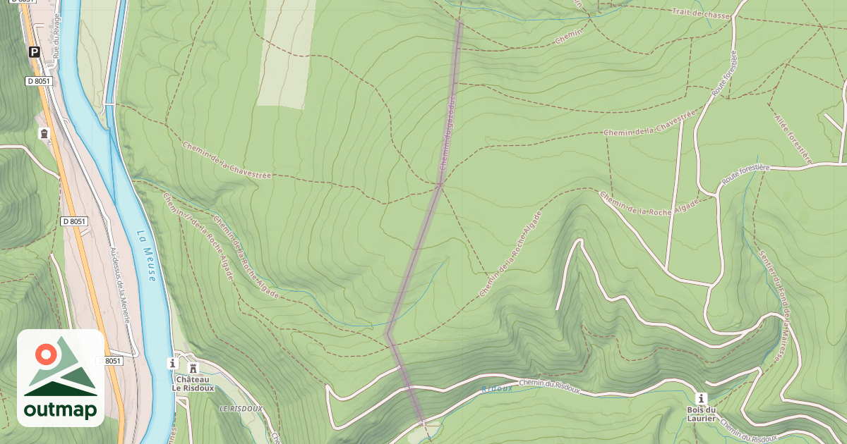 Map of Chemin du gazoduc