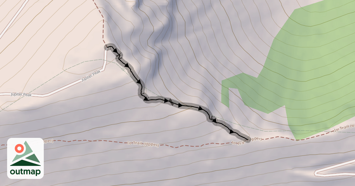Map of Jupiter Ridge