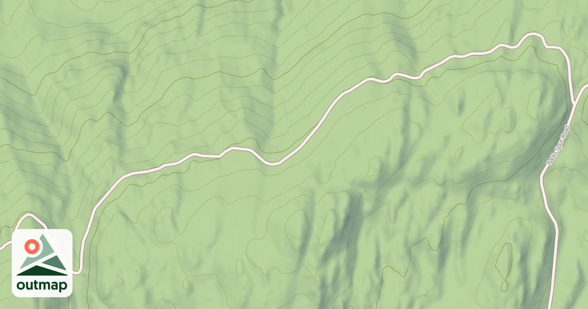 Map of USFS Motor Vehicle Use Map Roads {404720F0-5151-4C63-81E6-89C074F9D46F}