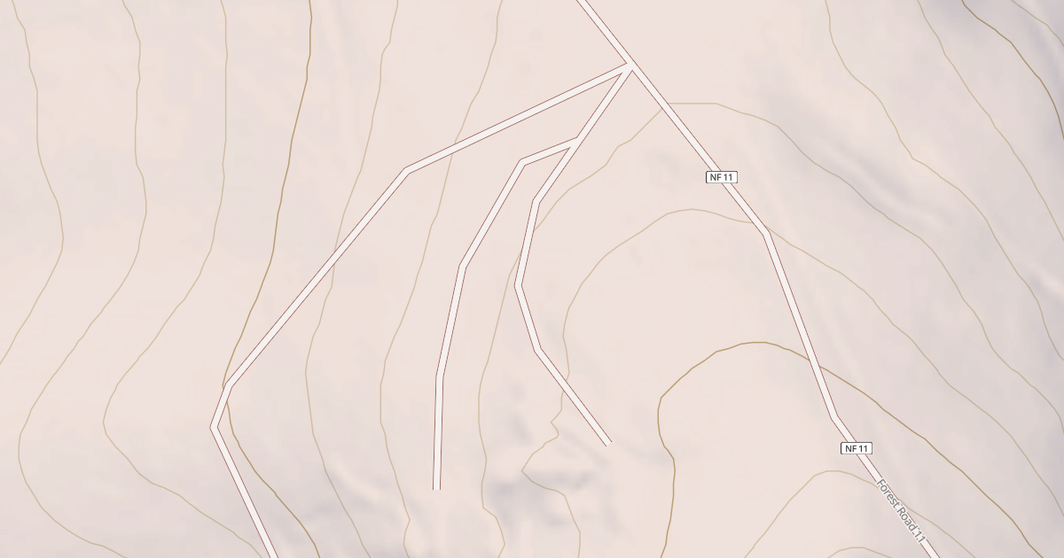 Map preview of USFS National Forest System Roads {8332D22E-95B0-47A5-83D2-29C232876A9D}