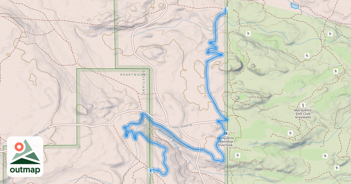 Map of West Greywalls