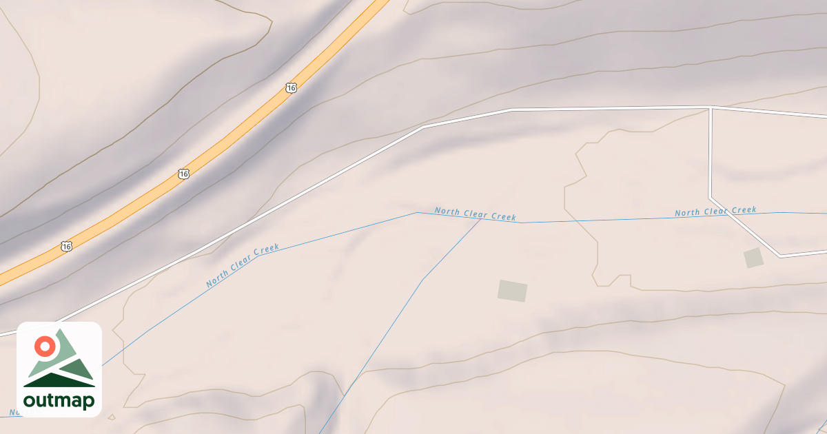 Map of N. CLEAR CRK. LOT 3