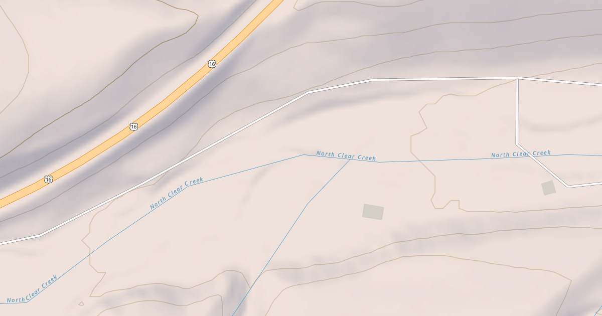 Map preview of N. CLEAR CRK. LOT 3