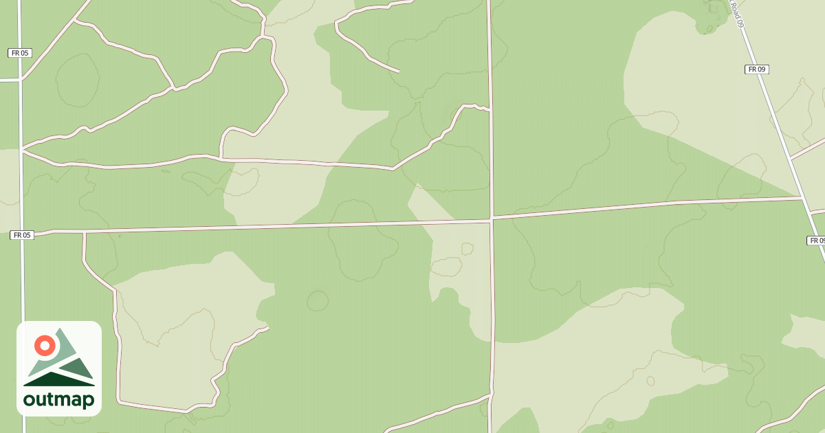 Map of USFS Motor Vehicle Use Map Roads {2FC2B564-C41E-4226-A2EC-725824F41199}