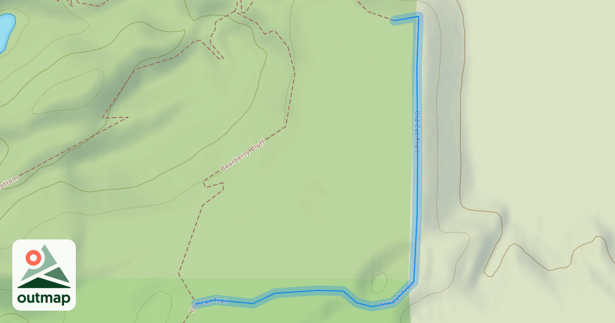 Map of Old Cat Trail
