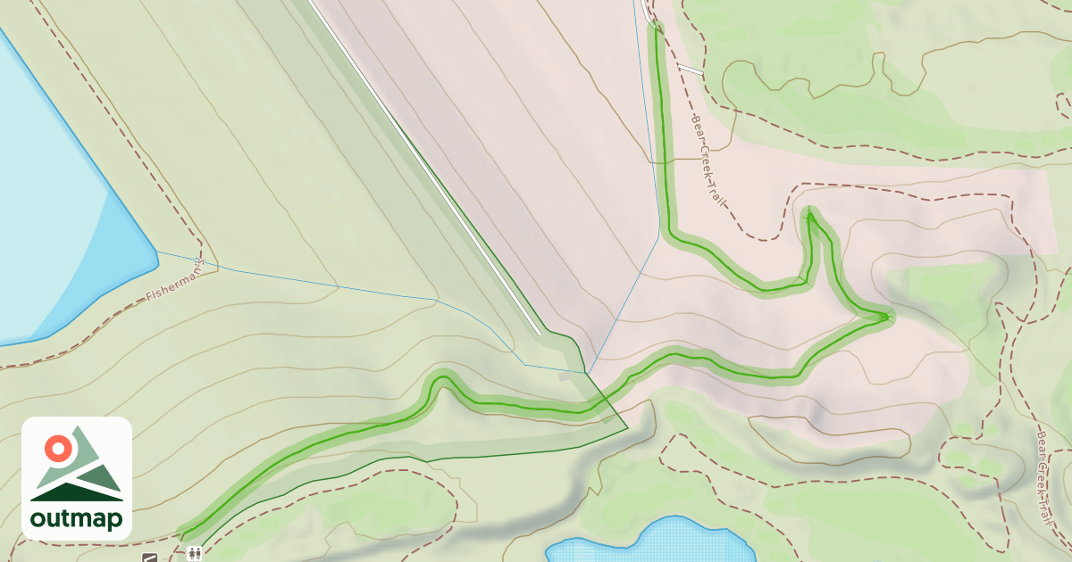 Map of Mount Carbon Loop