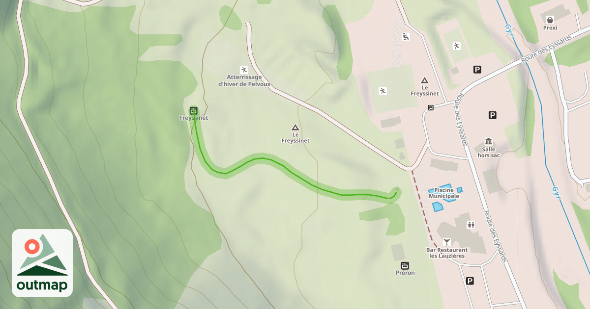Map of Freyssinnet