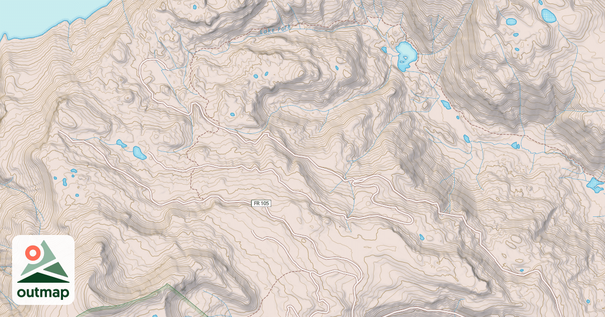 Map of Saddle Creek