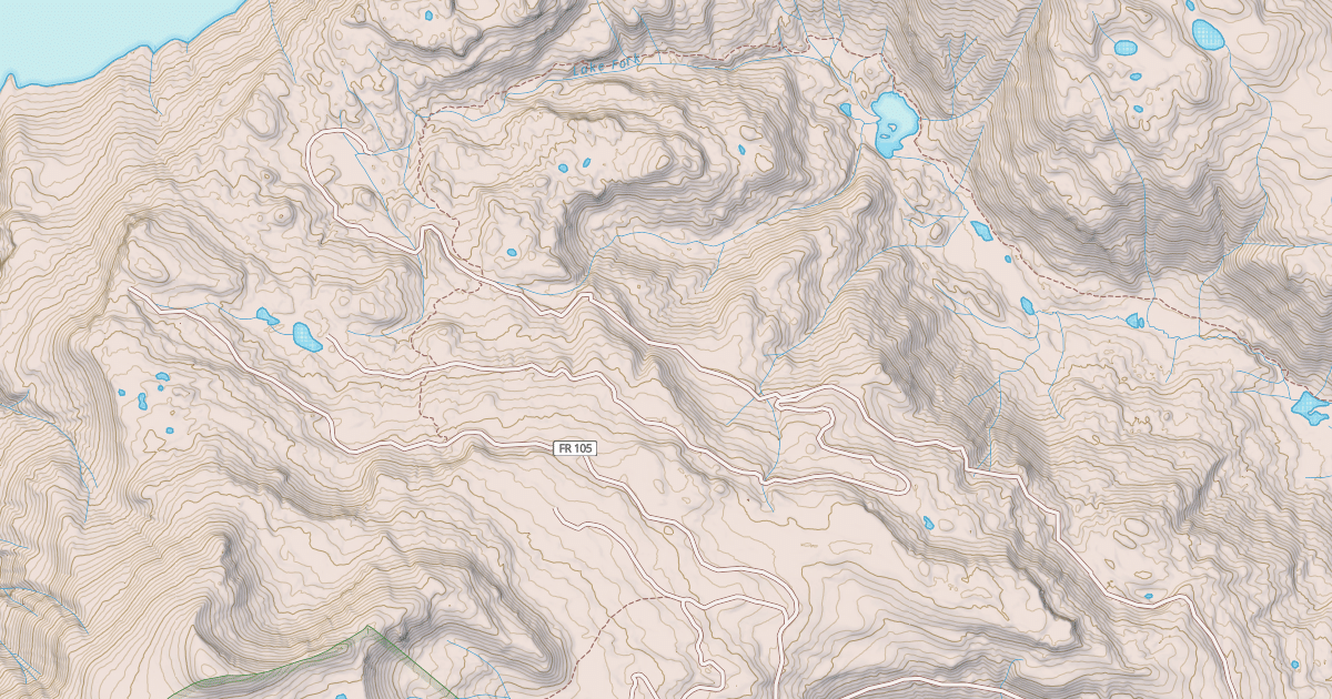 Map preview of Saddle Creek