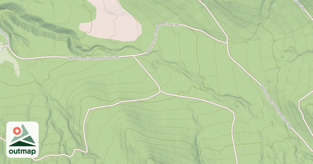 Map of TWELVE MILE