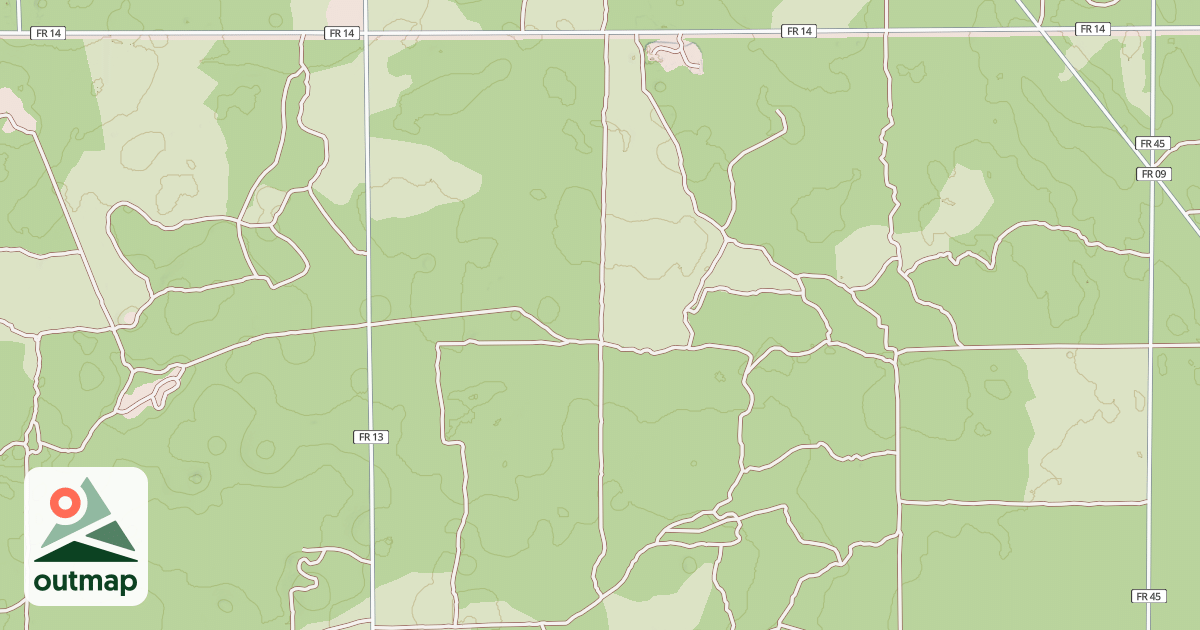 Map of USFS Motor Vehicle Use Map Roads {37A02188-939E-454E-81BB-09BA7A5446AA}