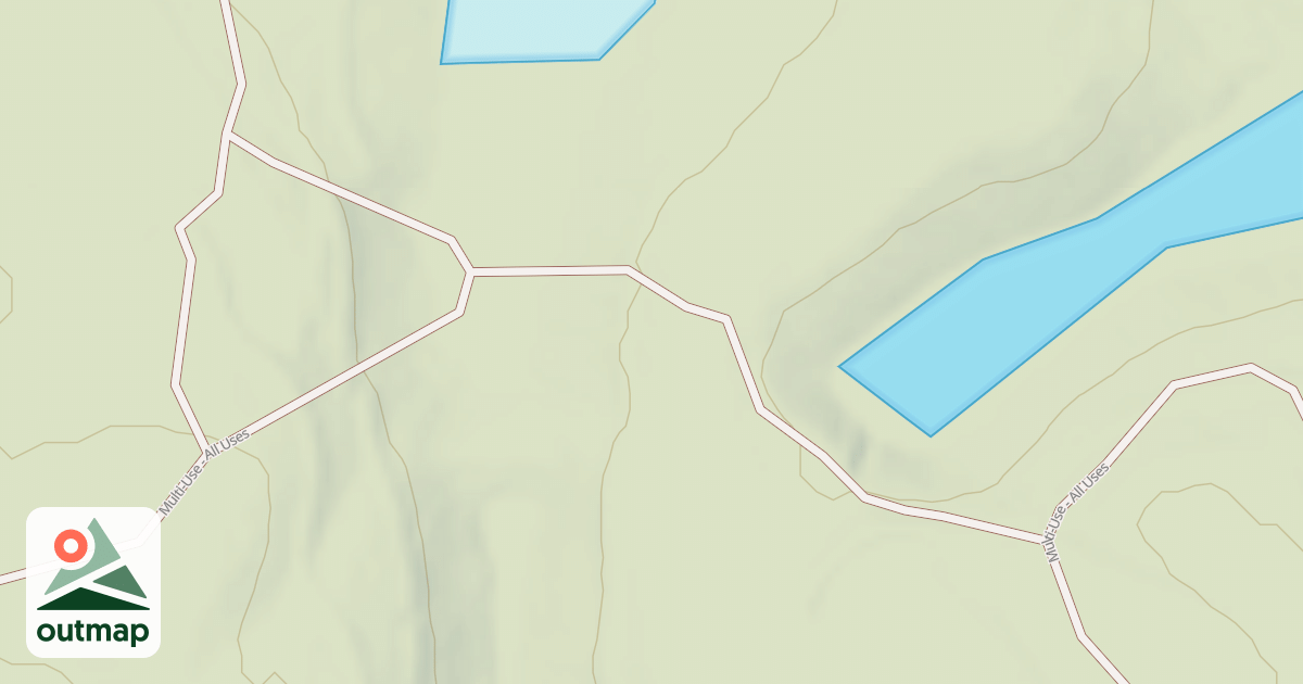 Map of Interlake State Recreation Area Trails