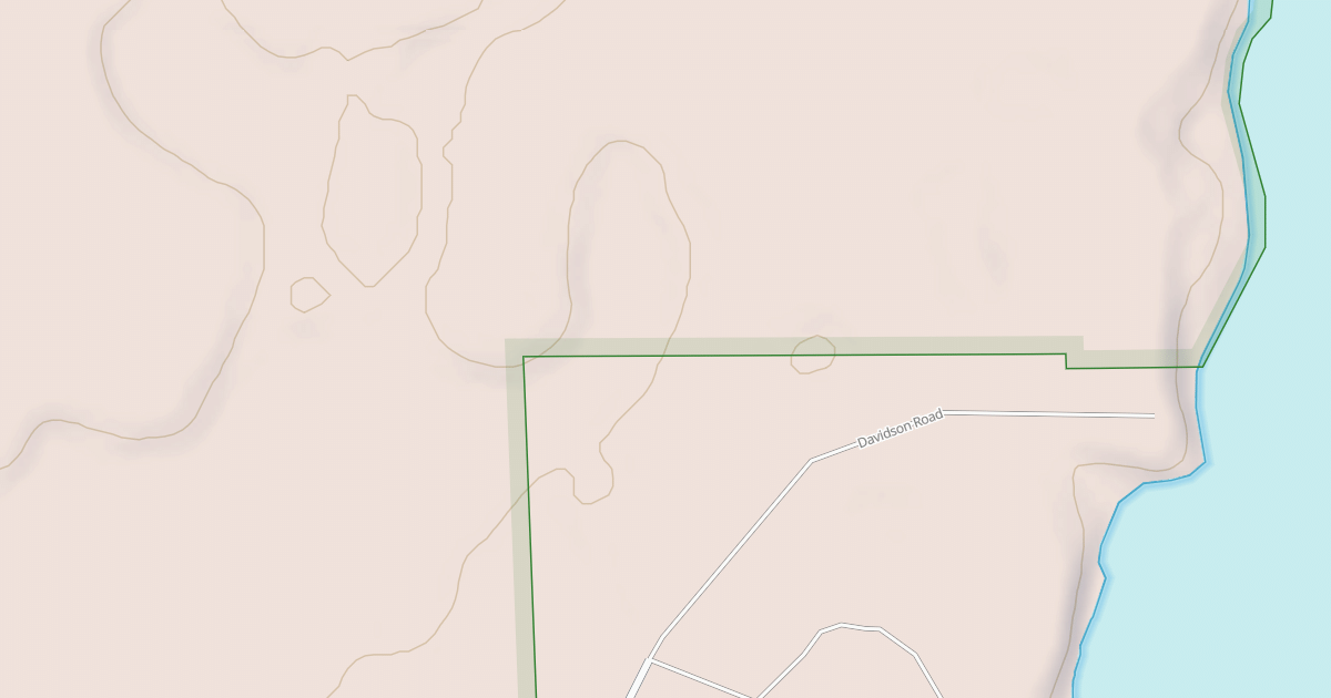 Map preview of DAVIDSON ROAD SPUR BA