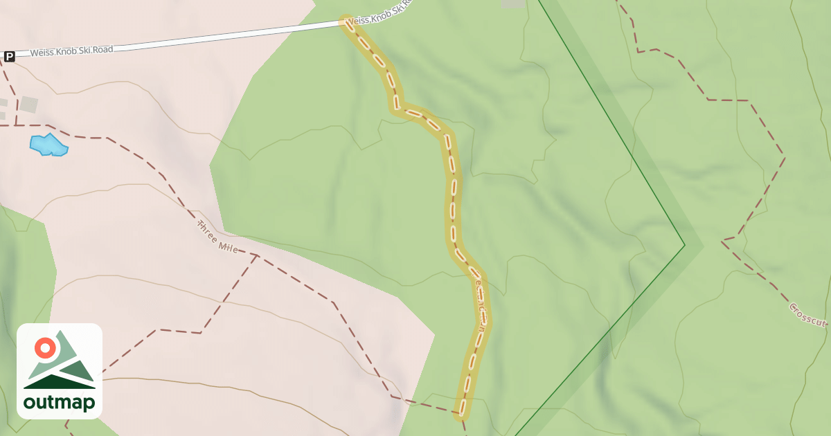 Map of Freeland Run