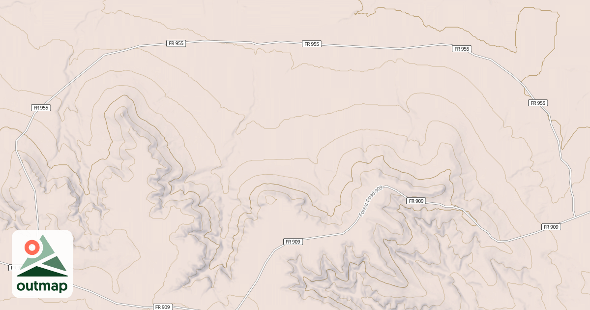 Map of USFS National Forest System Roads {404E667E-727F-401C-B61A-742F3611DAB5}