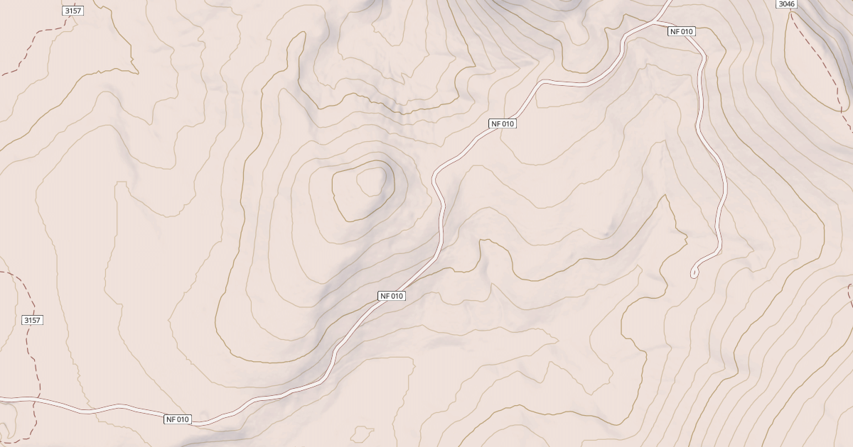 Map preview of USFS Motor Vehicle Use Map Roads {6A049FB0-D98B-4894-A7D8-9CB5A0518EA9}