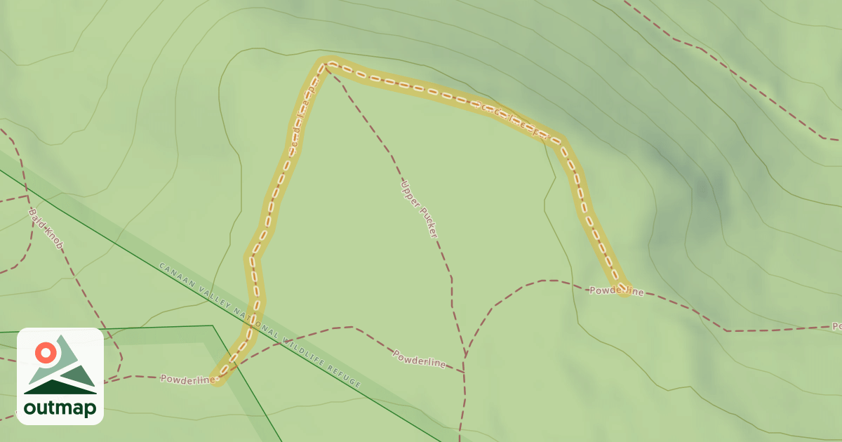 Map of Powderline Spur