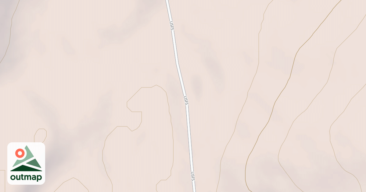 Map of Twin Lakes Road