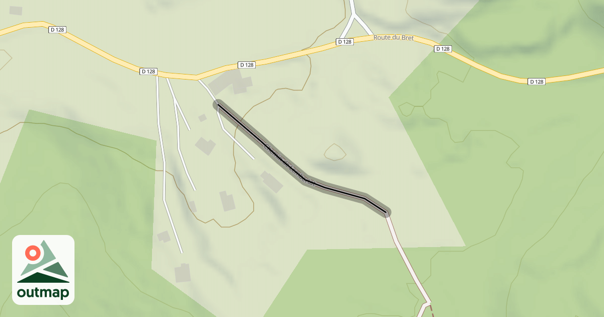 Map of Chemin de Lembertat
