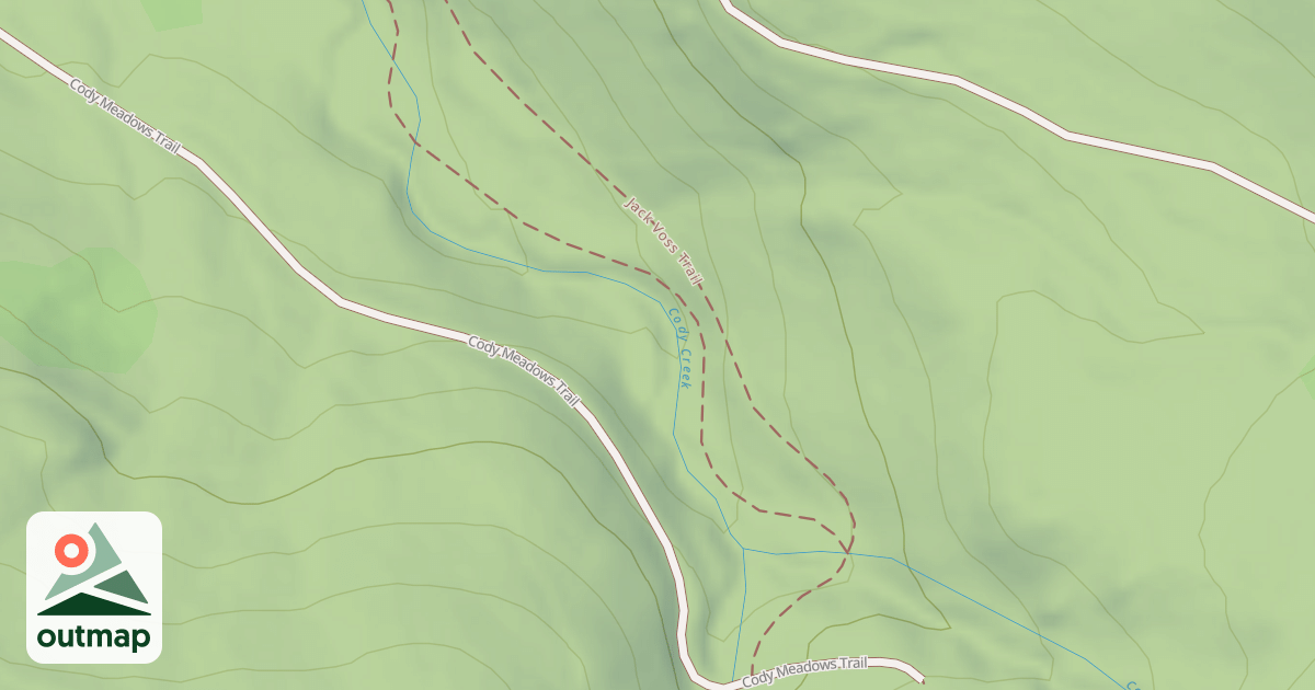 Map of Cody Creek Loop