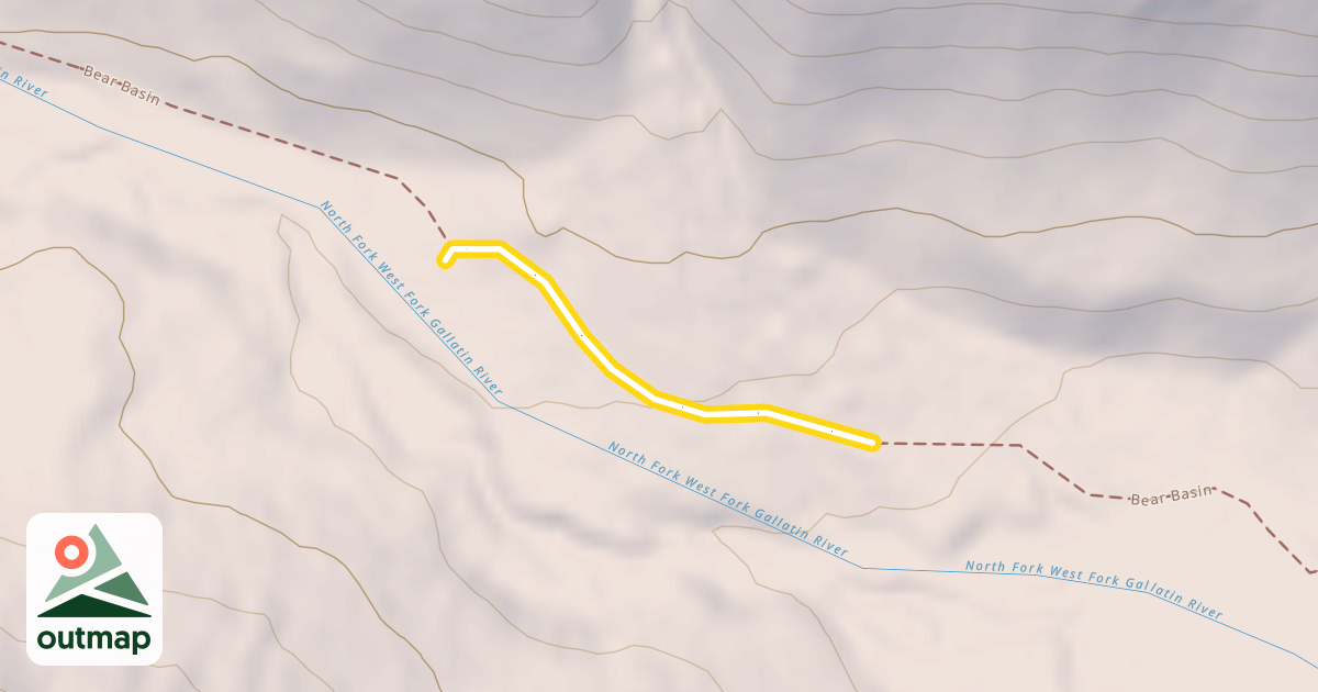 Map of Bear Basin