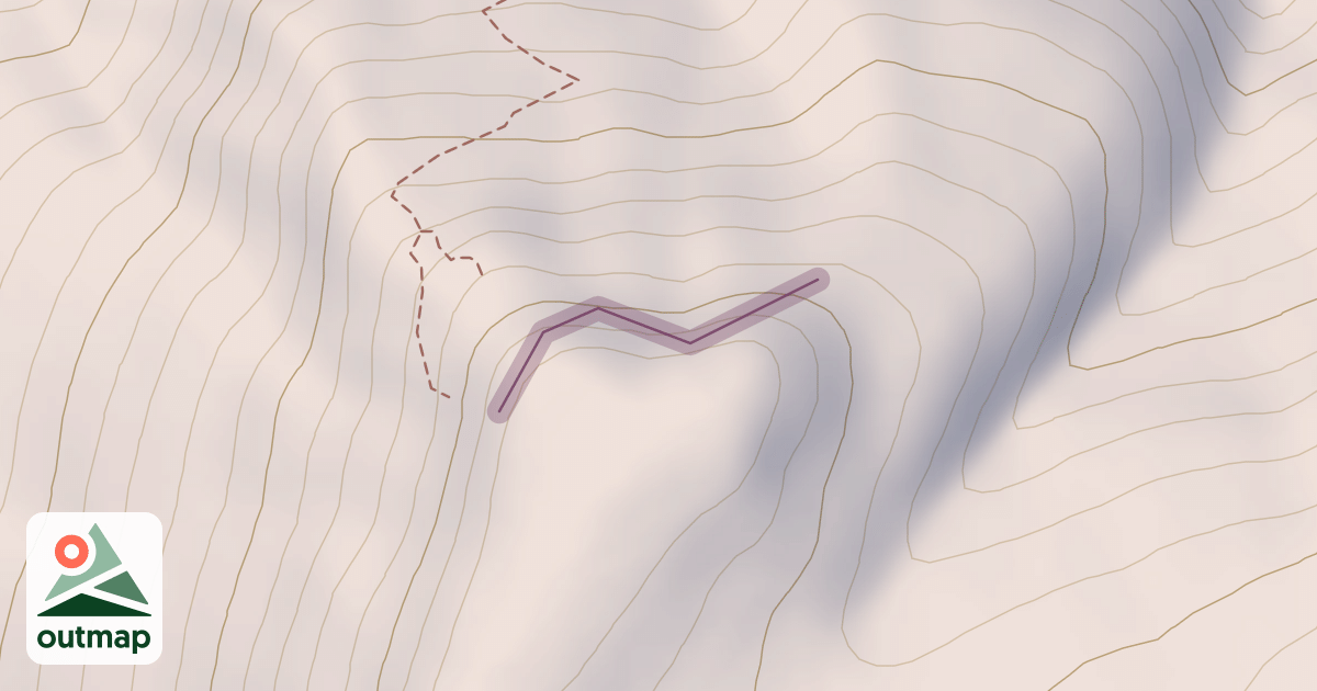 Map of Trout Creek Northern End