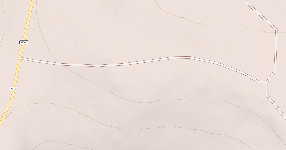 Map preview of USFS National Forest System Roads {BB1EF71A-848C-4645-AED1-066B245B15CD}
