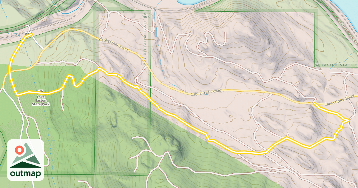 Map of Unnamed Snowmobile Trail