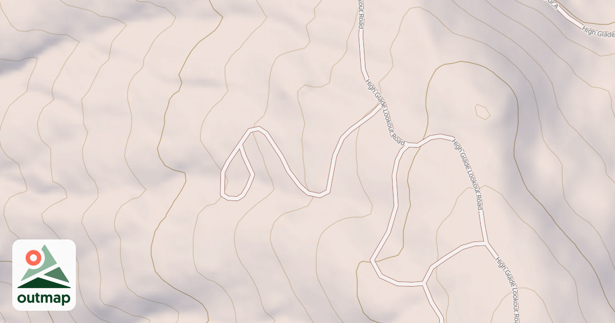 Map of HIGH GLADE LO SPUR C