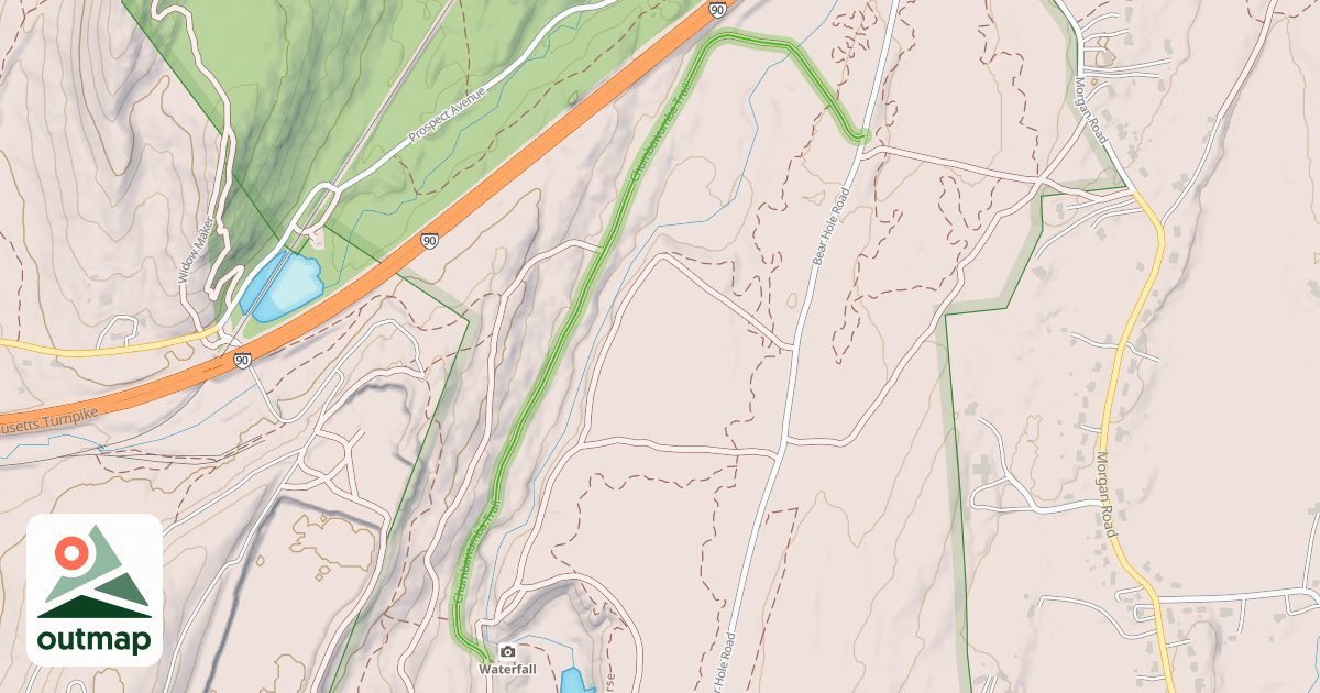 Map of Chumbawumba Trail