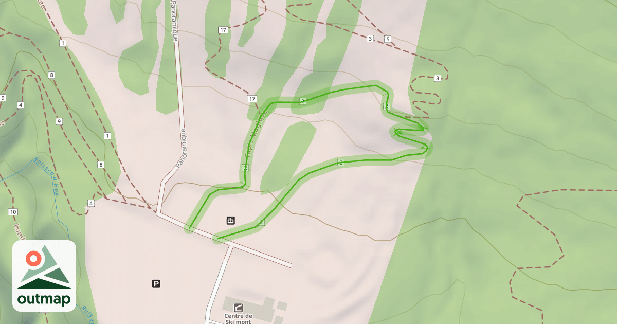 Map of Tapis Magique