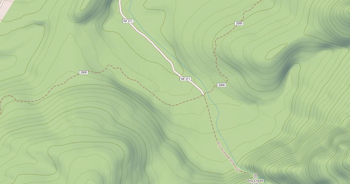 Map preview of DRY CREEK