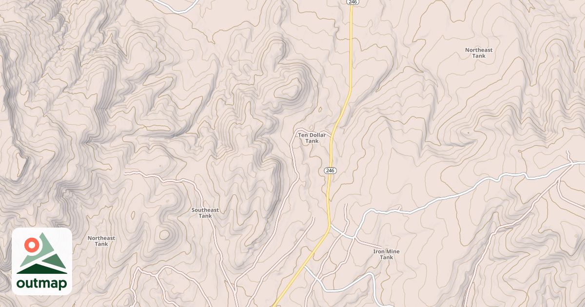 Map of USFS Motor Vehicle Use Map Roads {19087105-9BC2-460E-9540-D99691B682D5}