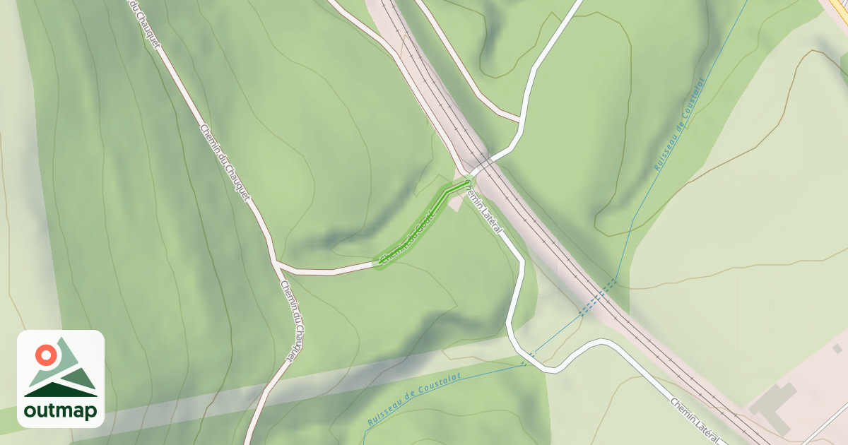 Map of Chemin du Gouté