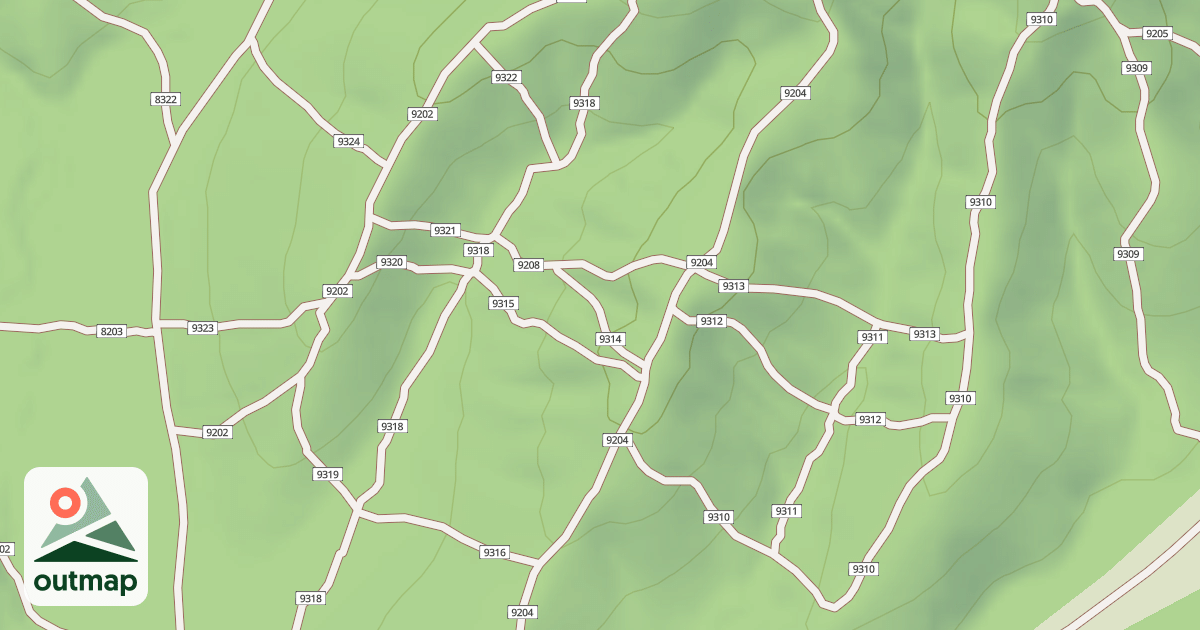Map of USFS Motor Vehicle Use Map Trails 19347