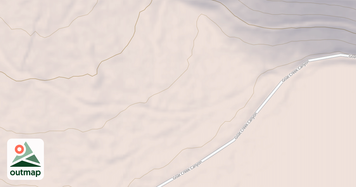 Map of NORTH GOAT CREEK