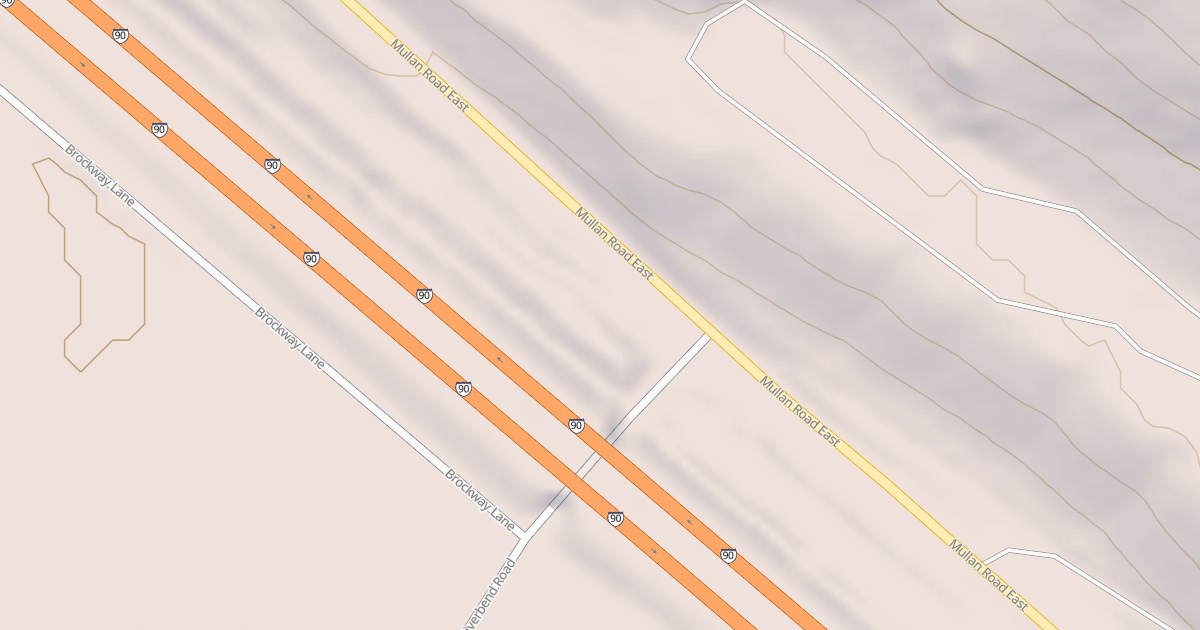 Map preview of CLYDE ACCESS ROAD